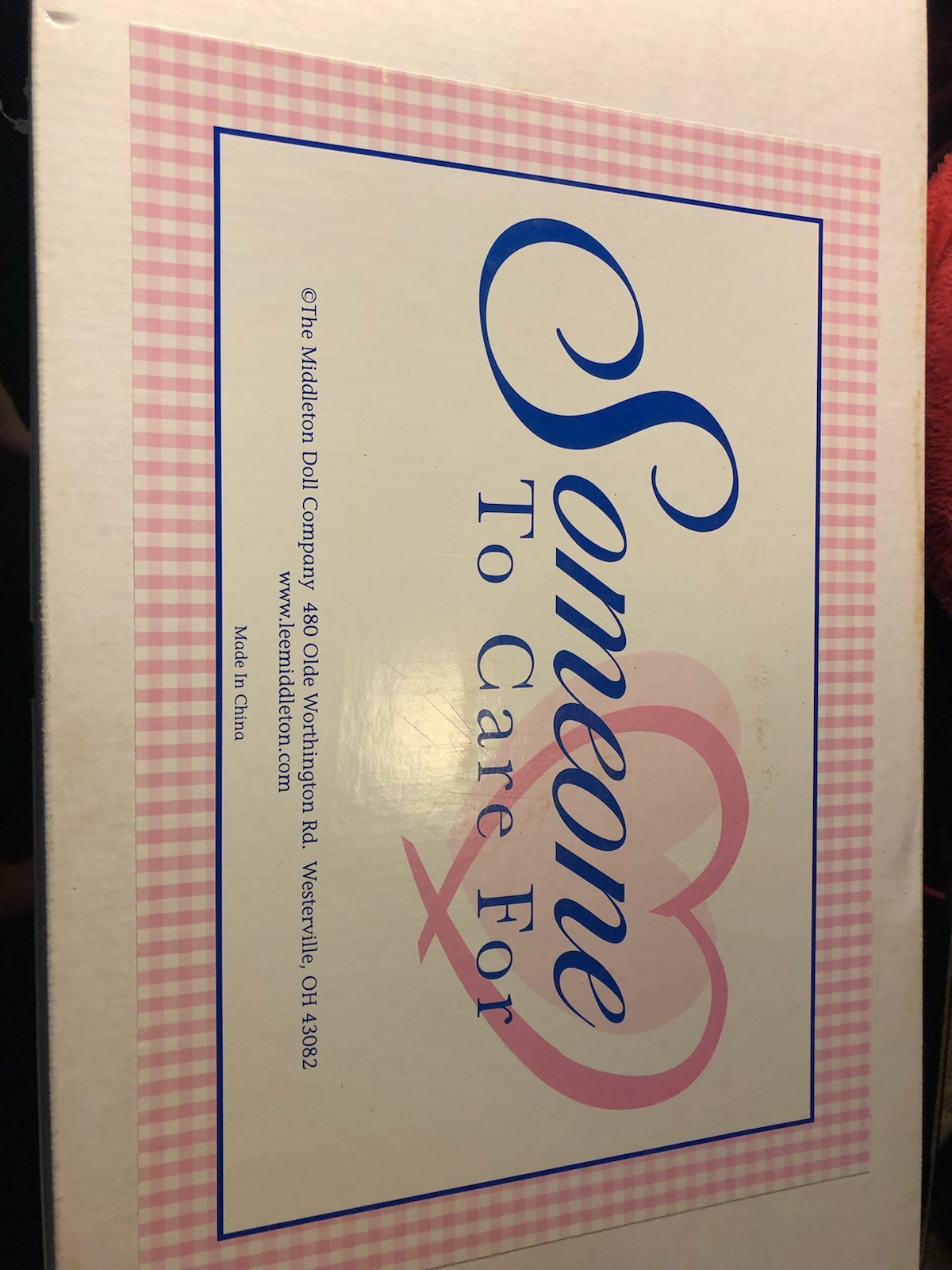 Lee Middleton Vinyl Cloth Dolls 1999 Someone To Care For Doll!