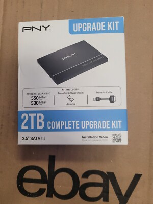 PNY CS900 2TB 2.5'' SATA III SSD UPGRADE KIT SSD7CS900-2TB-RB      SAME DAY SHIP!