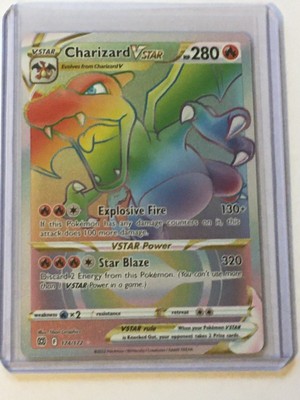 Charizard V Star 174 172 Rainbow Secret Rare Brilliant Stars Pokmon Pack Fresh 海外 即決 Glidanow Co Il