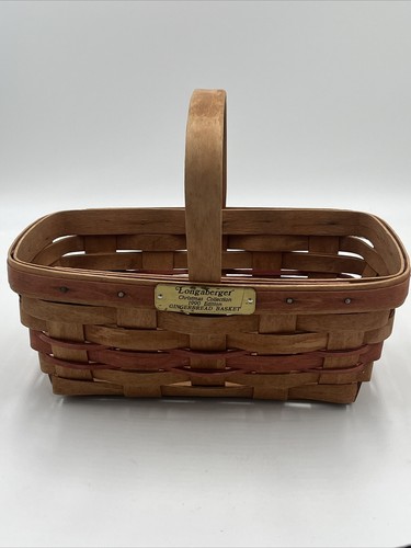 Longaberger Christmas Collection Gingerbread Basket 1990 | eBay