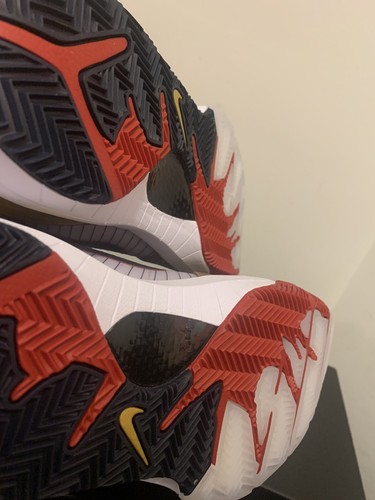 NIKE NIKE ZOOM KOBE 4 PROTRO 2024 GOLD MEDAL SIZE 8.5 FQ3544-100 BRAND IN HAND