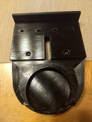 Mod for Thrustmaster TH8A Shifter to allow mount of button box - 3d printed