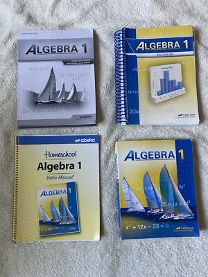 Abeka Algebra 1 Textbook, Quizzes And Tests, Answer Keys, And Video Manual