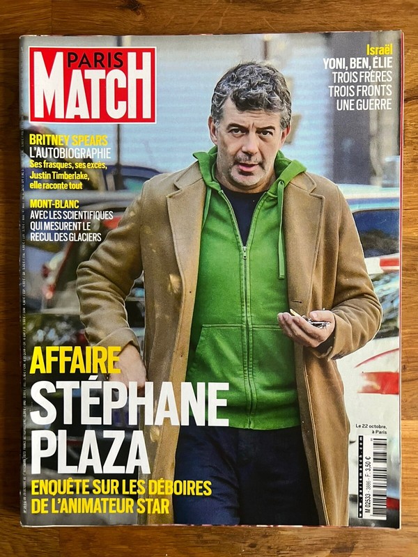 Paris Match #3886 Novembre 2023 StÃ©Phane Plaza Britney Spears Israel Mont Blanc