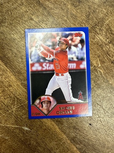 2023 Topps Archives Blue Parallel Shohei Ohtani #256 | eBay