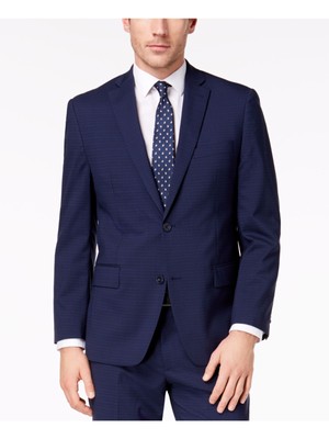 

Мужской однобортный костюм в клетку MICHAEL KORS, классический костюм , темно-синяя подкладка, Navy