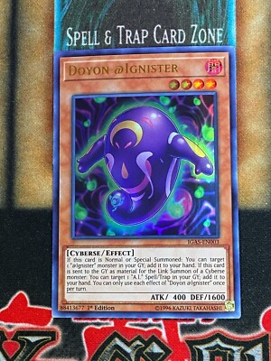 Carta Yu-Gi-Oh! Doyon @Ignister IGAS-EN003 - Ultra Raro - 1ª Edición - Coleccionable