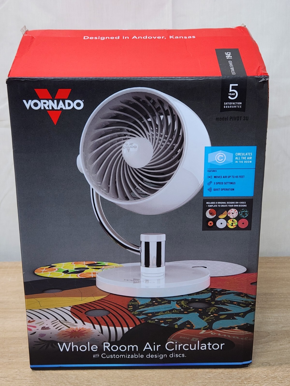 NEW◎PIVOT5◎9.68インチ PIVOT5 Small Air Circulator - Vornado