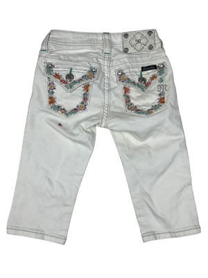 Miss me white capri jeans 2025