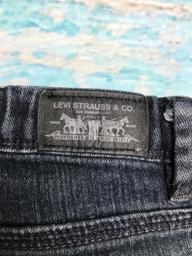 Levi's Skinny Fit Jeans Size 8 1/2 Plus Girl's Stone washed Blue
