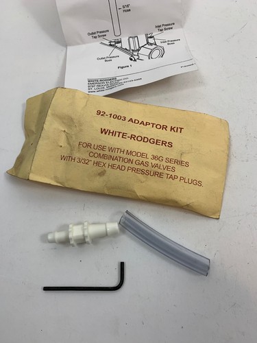 White-Rodgers 92-1003 Adapter Kit Gas Valve Model 36G Series