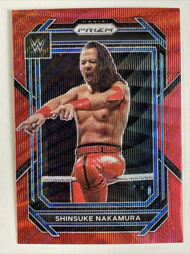 2023 Prizm WWE SHINSUKE NAKAMURA RED WAVE SP #167 060123 | eBay