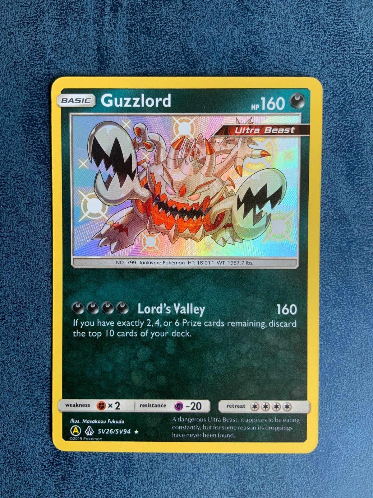 さえもん様 Pokemon GUZZLORD SV26/SV94 Hidden Fates Shiny Vault Holo