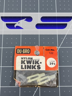 Du-Bro 122 Standard Size Nylon Kwik-Link {2pc}