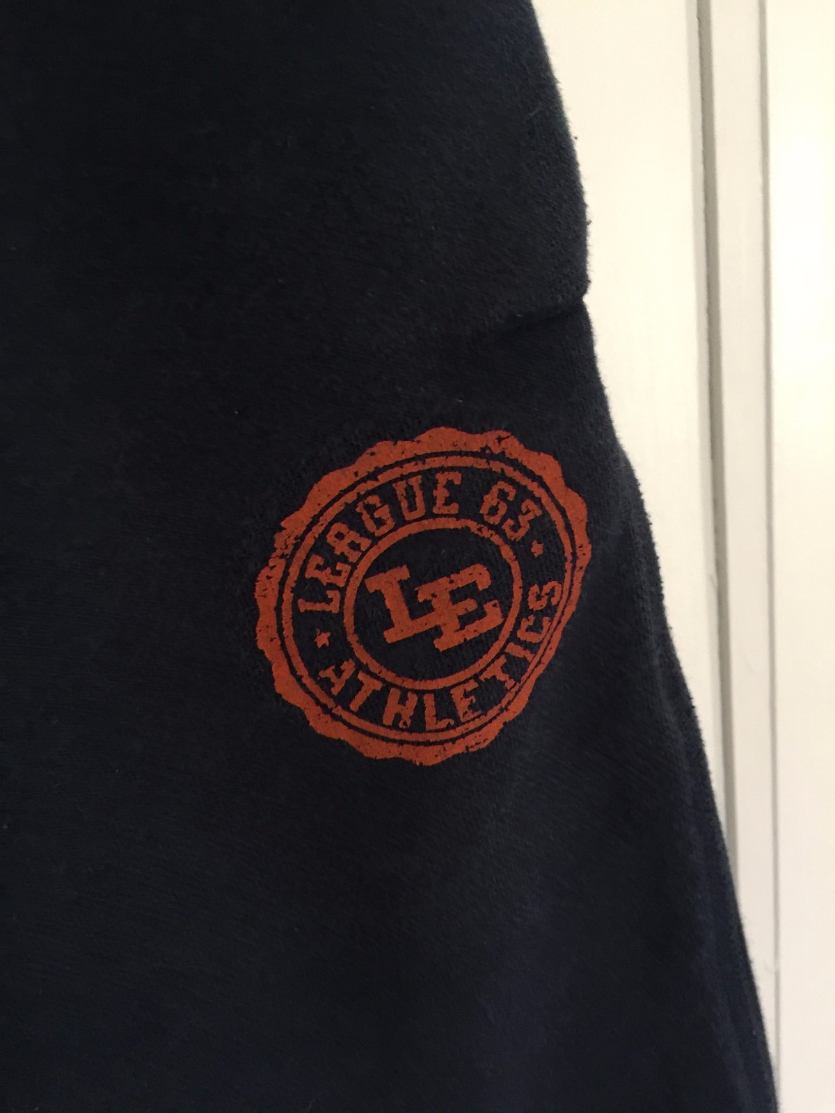 Lands End Kids Size SMALL Boys Pull On Sweat Shorts DRAWSTRING NAVY BLUE CC275SP