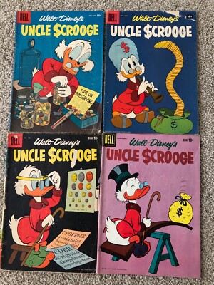 Uncle Scrooge Comic Books - Lot of 4
