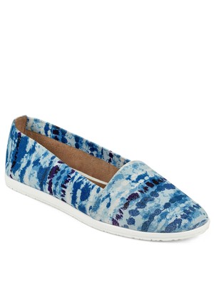 AEROSOLES Женские синие дышащие кожаные туфли без шнуровки Holland Comfort 9 W