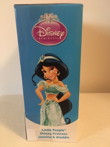 Fisher-Price Disney Princess - Little People Jasmine and Aladdin “2013” Set -NEW