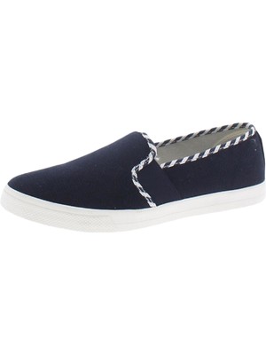 

RALPH LAUREN Женские темно-синие слипоны на платформе с контрастной отделкой Jinny Toe 6,5 B, Navy, 802826910001