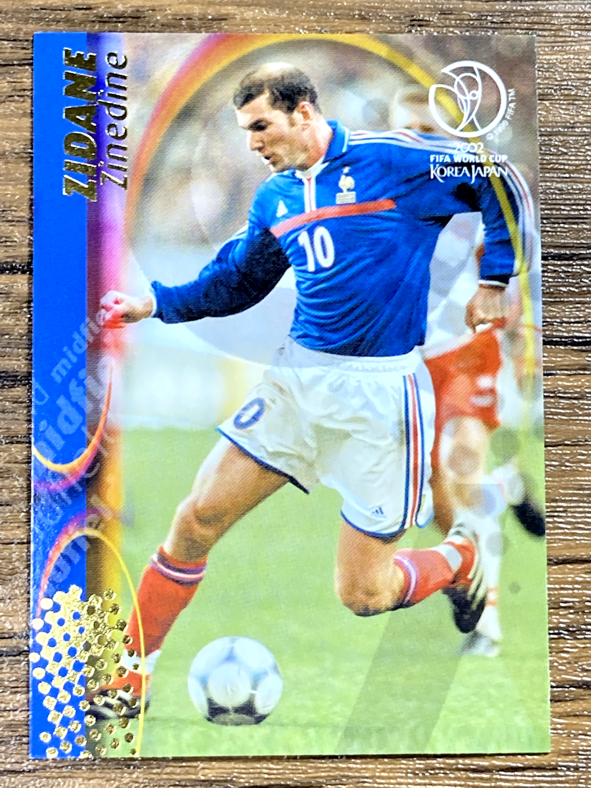 Panini 2002 World Cup Card No55 Zinedine Zidane France