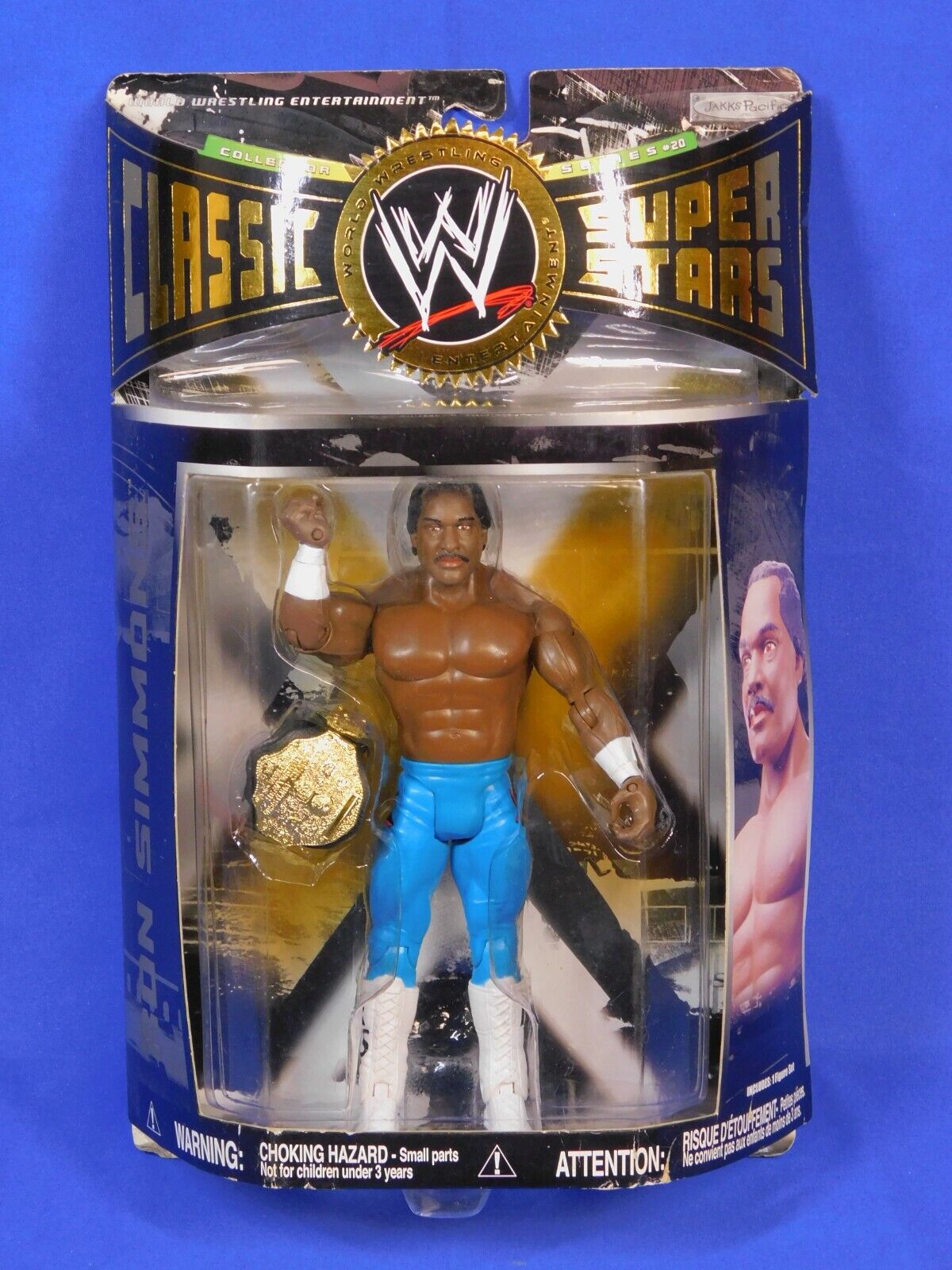 WWE CLASSIC SUPERSTARS SERIES 20 RON SIMMONS JAKKS PACIFIC WWE CLASSIC SUPERSTARS SERIES 20 RON SIMMONS JAKKS PACIFIC