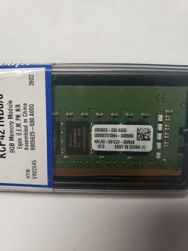 Kingston Technology 8GB DDR4 2133MHz DIMM Memory KCP421ND8/8