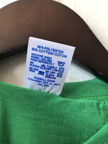 vintage russell athletic henley t-shirt mens size small deadstock NWOT made USA