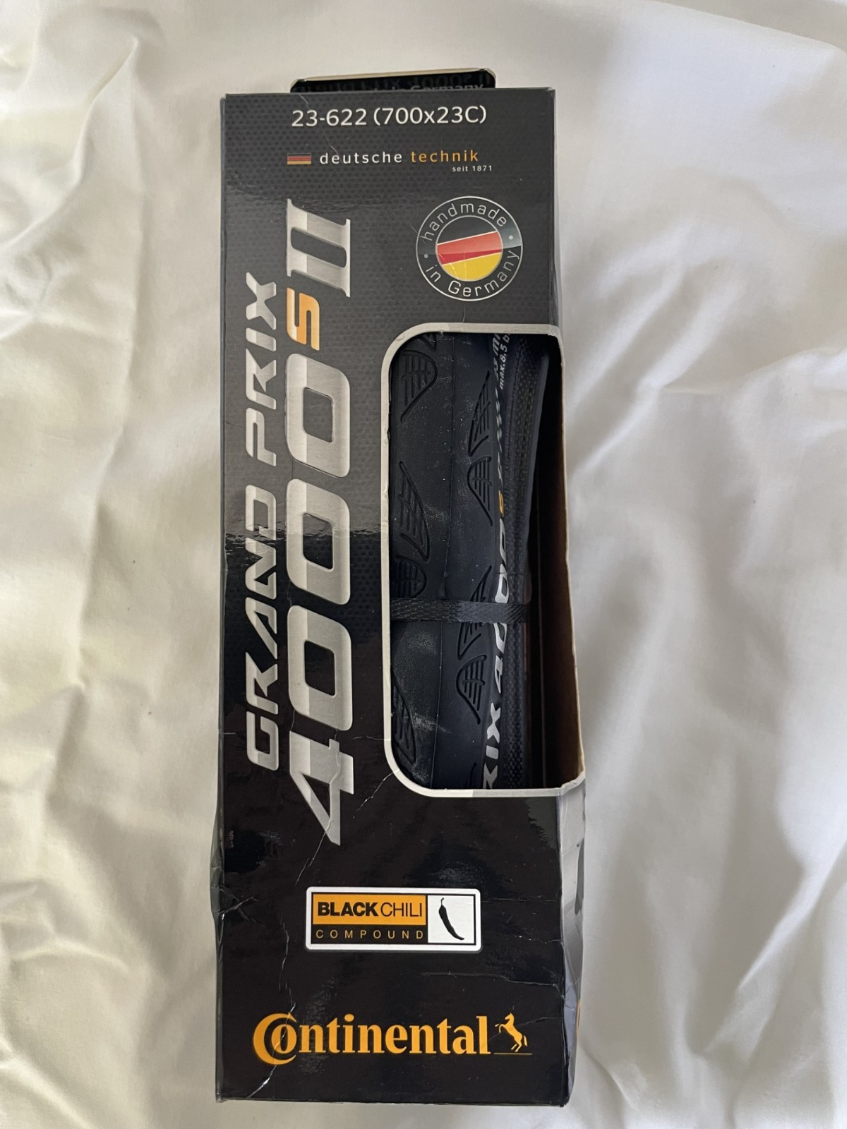 Continental Grand Prix 4000 S II Road Cycling Tire Black