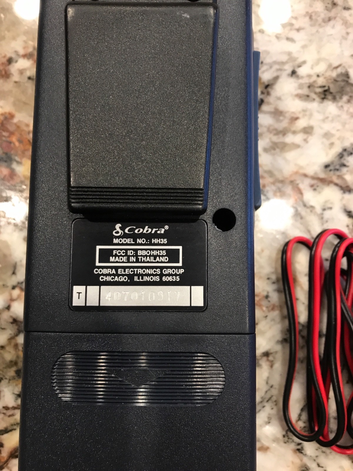Cobra HH-35 Hand Held Portable CB Radio 40 Channel 2 Way