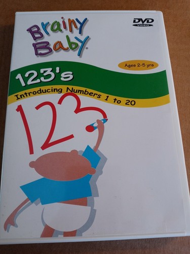 Brainy Baby Teach Your Child 123s DVD Numbers 1 to 20