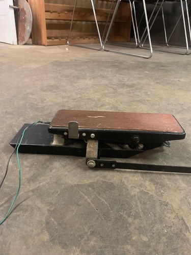 Vintage Instrumental Organ Foot Pedal Untested Unknown Condition
