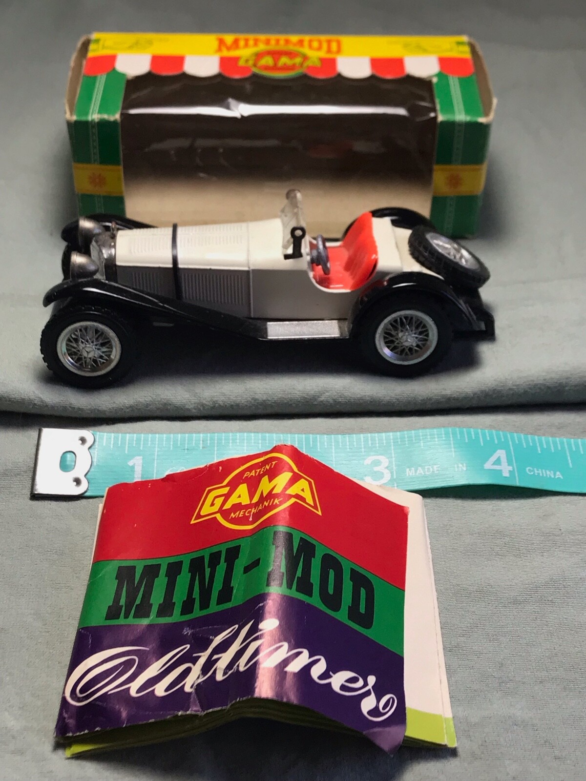 Vintage GAMA MINIMOD Oldtimer Nr.987 Mercedes Sportwagen SSK Vintage GAMA MINIMOD Oldtimer Nr.987 Mercedes Sportwagen SSK