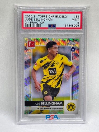 その他 2020 21 topps chrome Bellingham psa9 Jude Bellingham 2020-21 Topps Stadium Club Chrome UCL Rookie