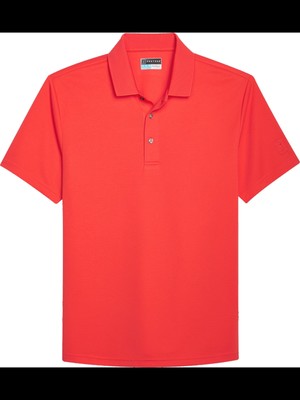 

HYBRID APPAREL Mens Coral Athletic Fit Влагоотводящая рубашка-поло, Коралл, PVKFA056MM