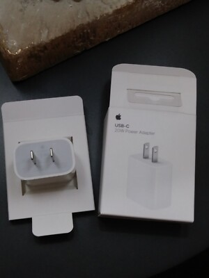 OEM Original 20W USB-C Wall Charger Power Adapter Apple iPhone 14 13 12 11 NEW