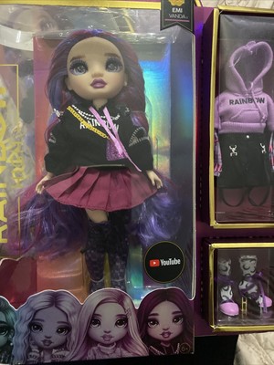Rainbow High EMI VANDA Doll Series 3 Orchid (Deep Purple) Fashion w/2 Outfits