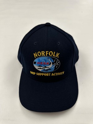 The Corps NSSA Norfolk Ship Support Logo Blue Baseball Cap Hat One Size