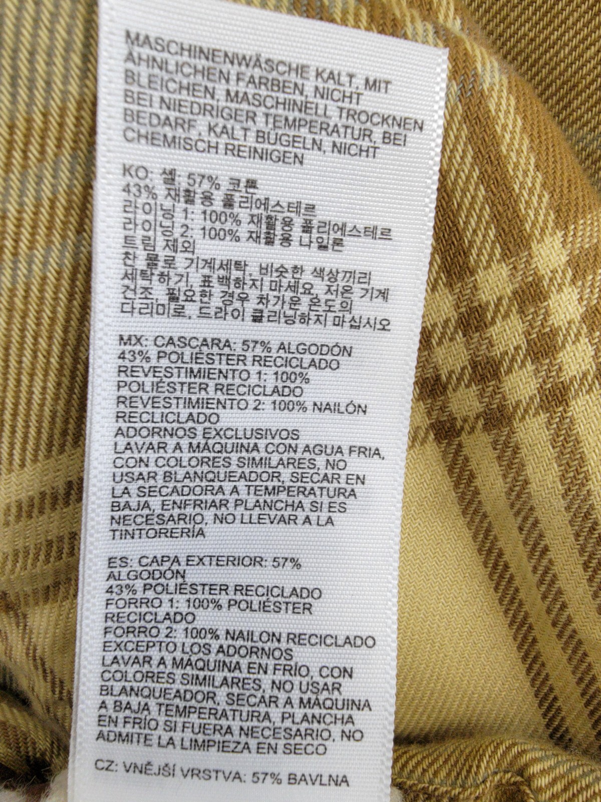 Marmot Ridgefield Plaid Fleece-Lined Flannel Shirt Jacket Men's L Light Oak L/S - Picture 15 of 17