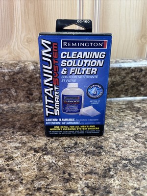Remington Power Clean Electric Shaver Solution & Filter CC-100 - NEW & SEALED BB