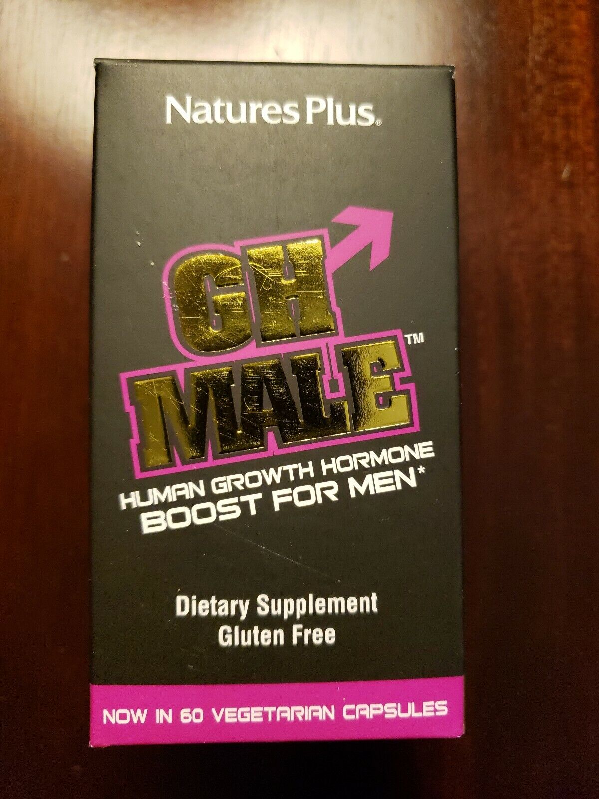 Nature's Plus GH Male Hormone Boost For Men 60 Caps New Sealed 03/2024+