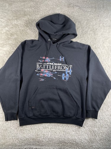 Star Wars Battlefront Hoodie Mens Medium Video Game Promo Graphic