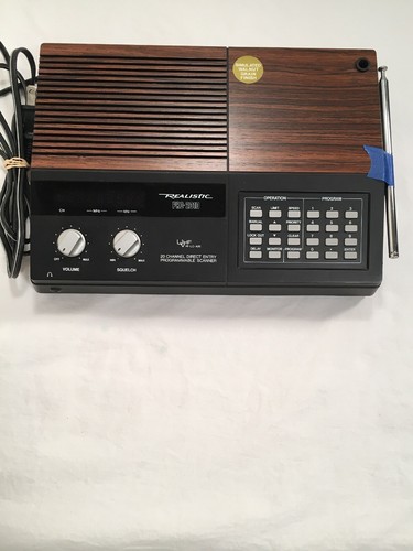 Lot of 4 Radio Shack & Uniden Bearcat & Realistic Radio Scanner Programmable