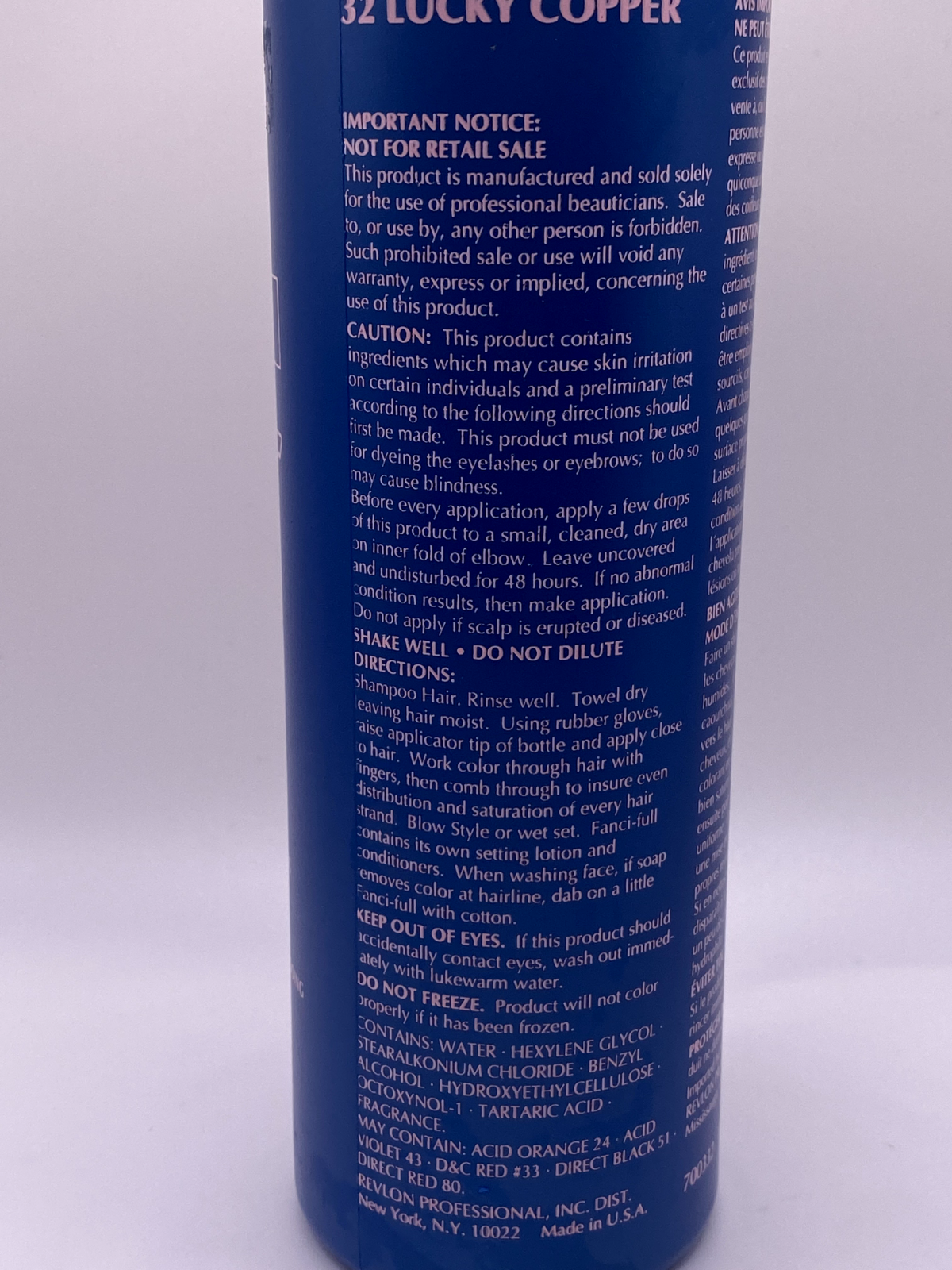Revlon Roux Fanci Full Rinse Temporary Hair Color 32 Lucky Copper 15.2 oz