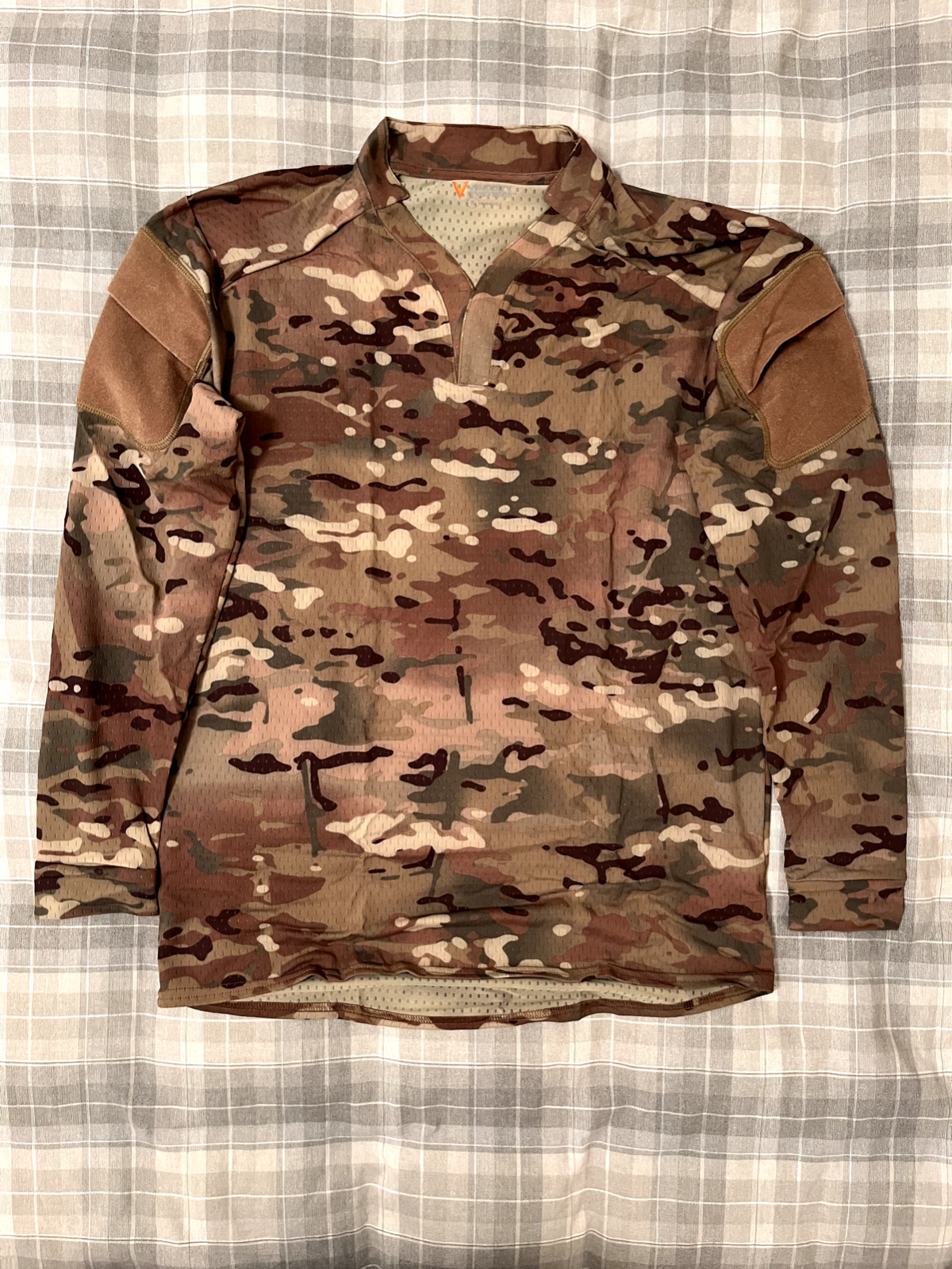 Velocity Systems Boss Rugby Shirt Long Sleeve SMALL Multicam