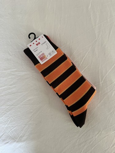Pink Orange Brown Red Stripe Colorblock 2 Pair Heattech