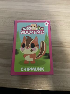 MCDONALD'S ADOPT ME CHIPMUNK #2 HAPPY MEAL TOY NEW IN ORIGINAL BOX RARE NEW TOY!