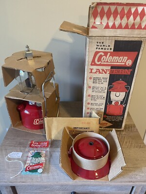 Rare Vintage Unfired Coleman Lantern  200A 4 1968 USA Sunshine Of The Night!