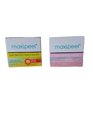 Maxi-Peel Moisturizing Cream 25g & Sunblock Cream 25g