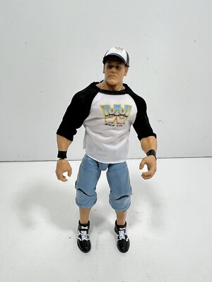 WWE Mattel Action Figure 2011 John Cena Black Bands With Shirt And Hat