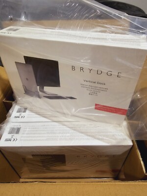 Brydge Space-Saving Laptop Stand | Vertical Docking Station for 16'' Macbook pro